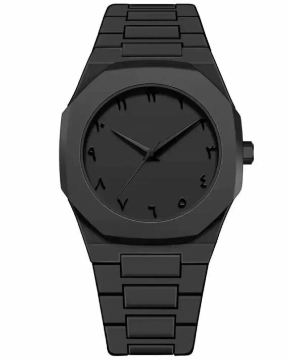 Black Arabic Aura Watch