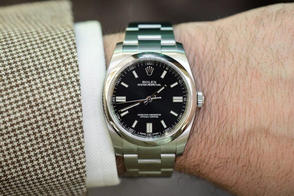 Oyster Perpetual 34mm to 36 mm